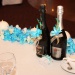 Сервировка свадебного стола в голубом стиле