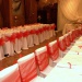 Оформление свадебного зала в ярко-красном цвете