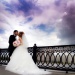 Пионовая свадьба - жених и невеста